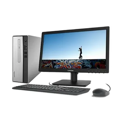 Lenovo IdeaCentre 307 (90NB007KLK) 10th Gen Core i3 Tower Brand PC with 18.5 Inch Monitor